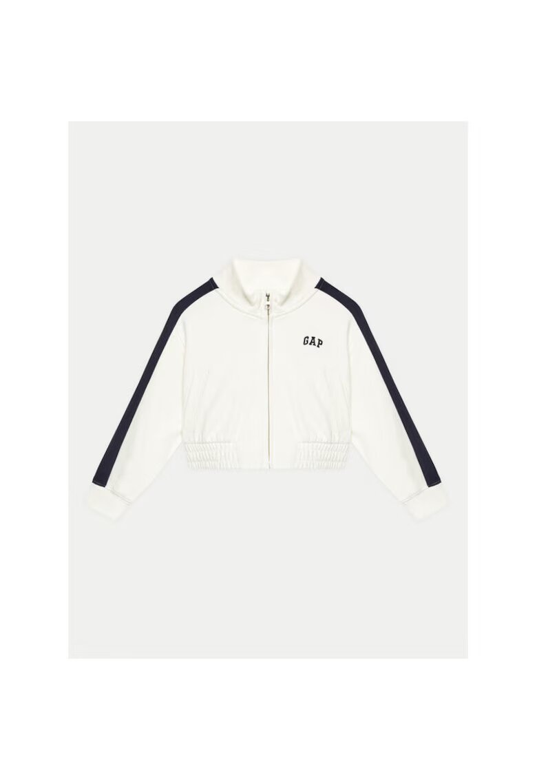 GAP Bluza fete - 305289858 - Bumbac/Poliester reciclat - 134 CM - Alb