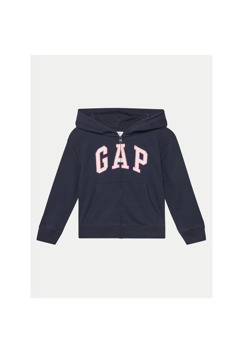 GAP Bluza fete - 305289896 - Bumbac/Poliester reciclat - 134 CM - Albastru