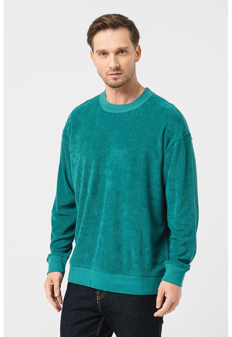 GAP Bluza sport cu decolteu la baza gatului si maneci cazute - Verde