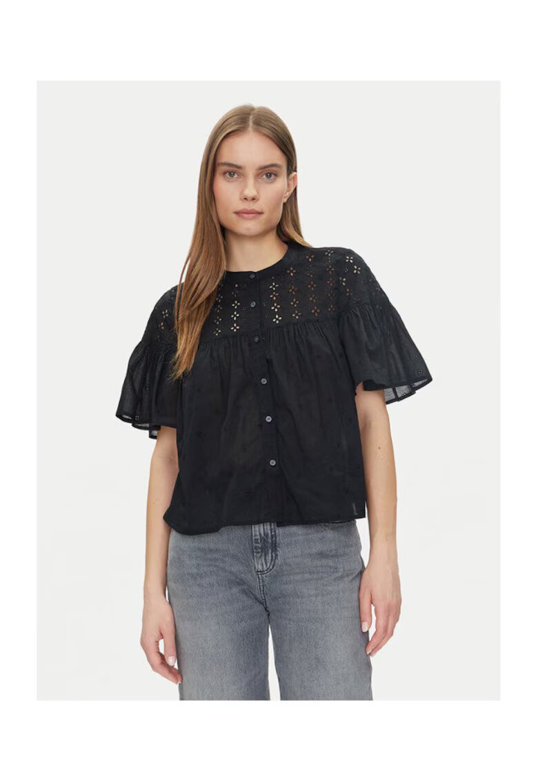 GAP Camasa dama 728755-00 - Bumbac - Negru - Negru
