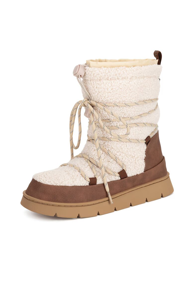 GAP Cizme dama - RICHMOND WINTER HIGH - bej - textil