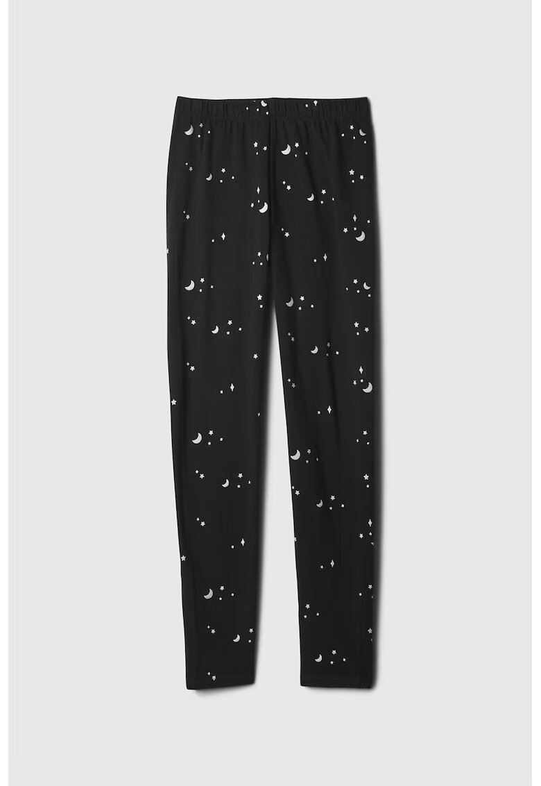 GAP Colanti cu imprimeu - Negru