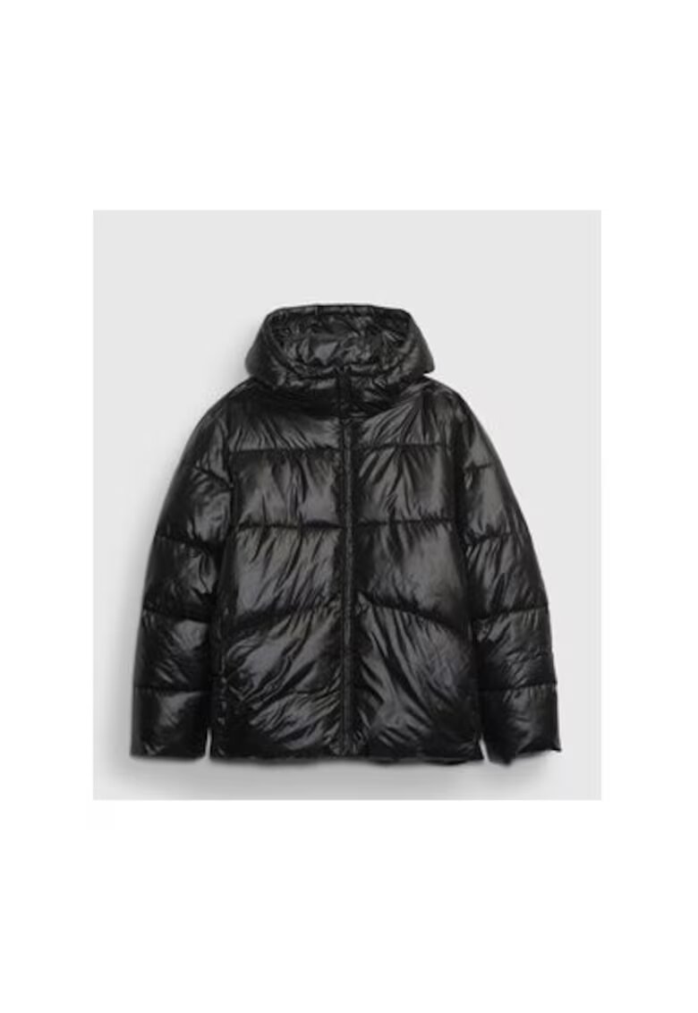 GAP Geaca barbati - 303893187 - Poliester reciclat - Negru - Negru