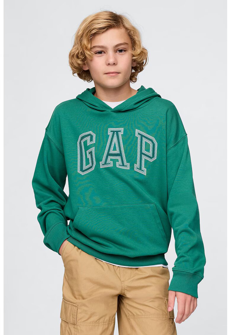 GAP Hanorac cu imprimeu logo - Verde