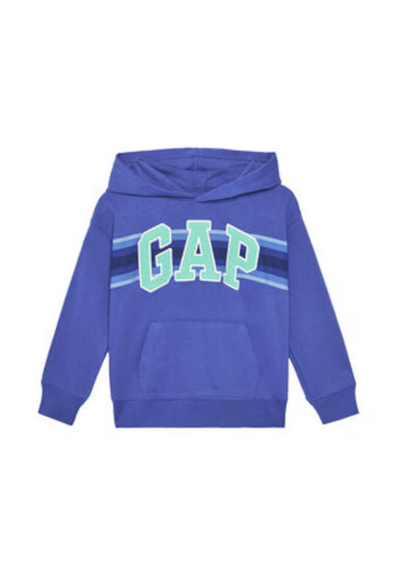 GAP Hanorac dama model ALBASTRU ORBITOR - 77% bumbac - 23% poliester reciclat - Albastru