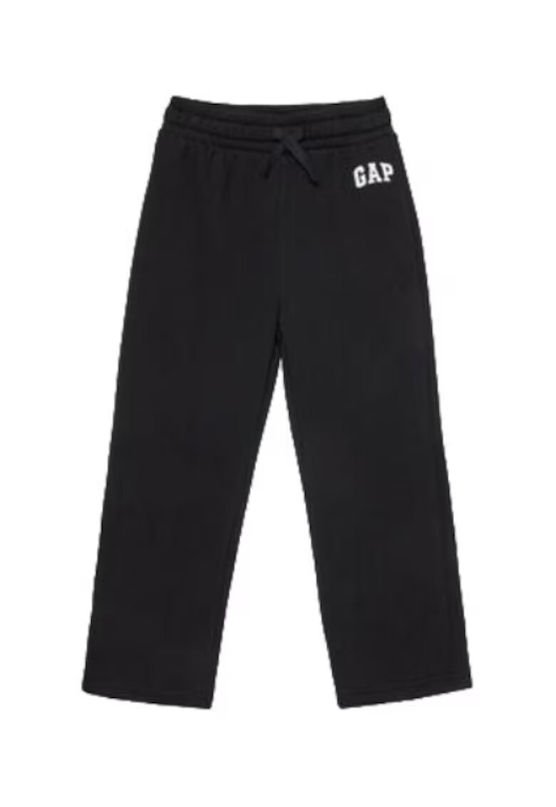 GAP Pantaloni barbati - bumbac/poliester - negru -