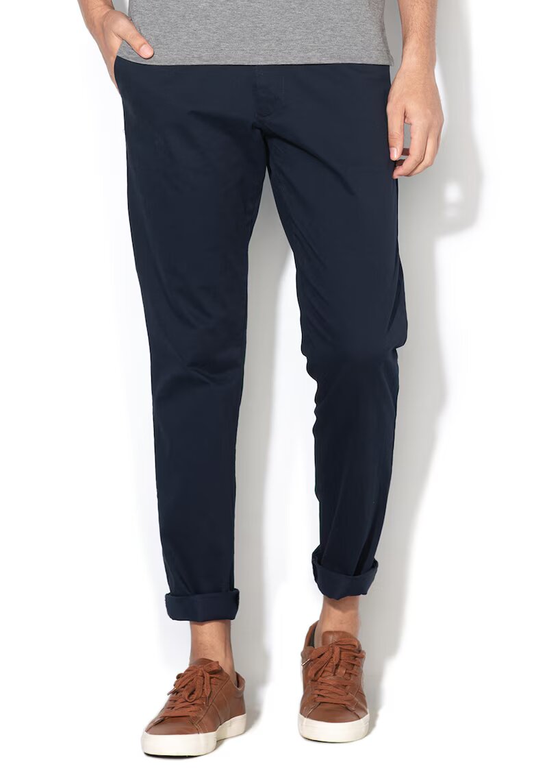 GAP Pantaloni chino slim fit Flex - Bleumarin