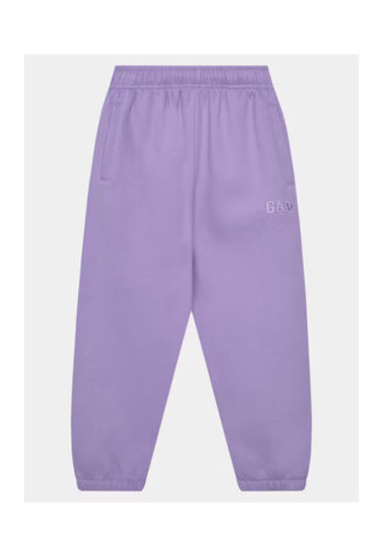 GAP Pantaloni dama FLOARE DE GLICINA - 77% bumbac - mov - Violet