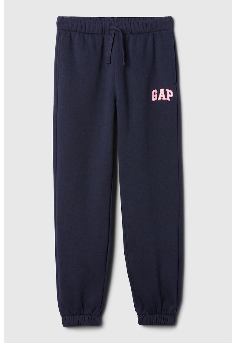 GAP Pantaloni de trening cu croiala relaxed fit si talie ajustabila - Albastru ultramarin