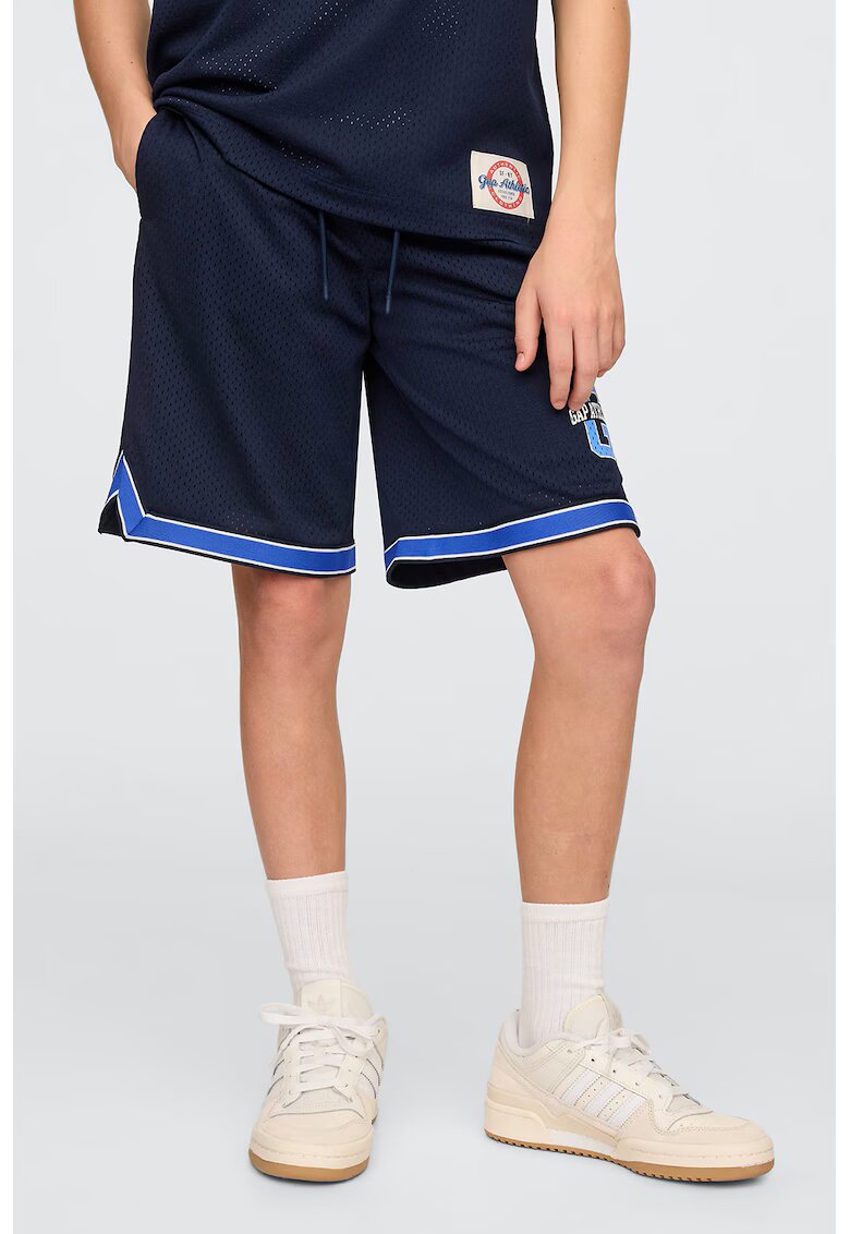 GAP Pantaloni scurti cu buzunare - Albastru royal/Alb optic/Bleumarin