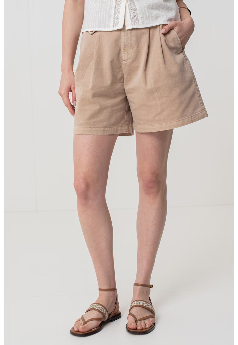 GAP Pantaloni scurti cu croiala evazata si buzunare laterale - Maro nisip