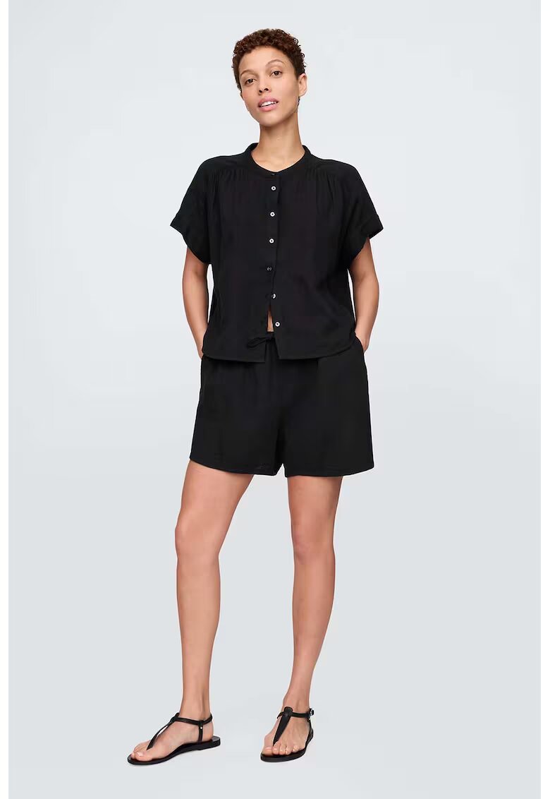 GAP Pantaloni scurti cu snur de ajustare si buzunare laterale - Negru