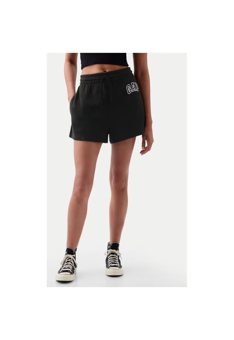 GAP Pantaloni scurti dama - 304144516 - Bumbac/Poliester - Negru - Negru