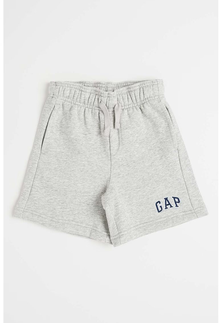 GAP Pantaloni scurti de trening cu snur de ajustare - Gri deschis melange