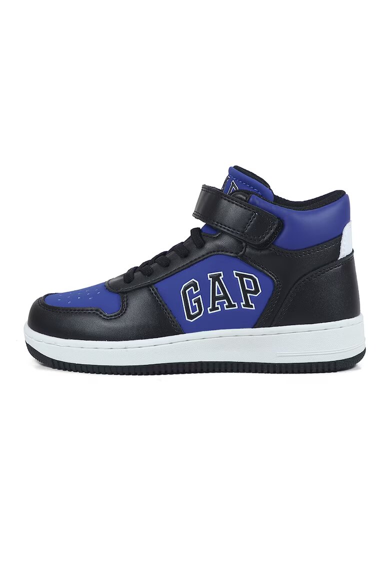 GAP Pantofi sport mid-high din piele ecologica - Negru/Albastru