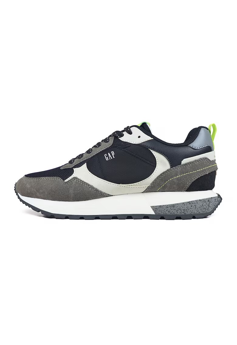 GAP Pantofi sport uni textili - Gri/Maro taupe