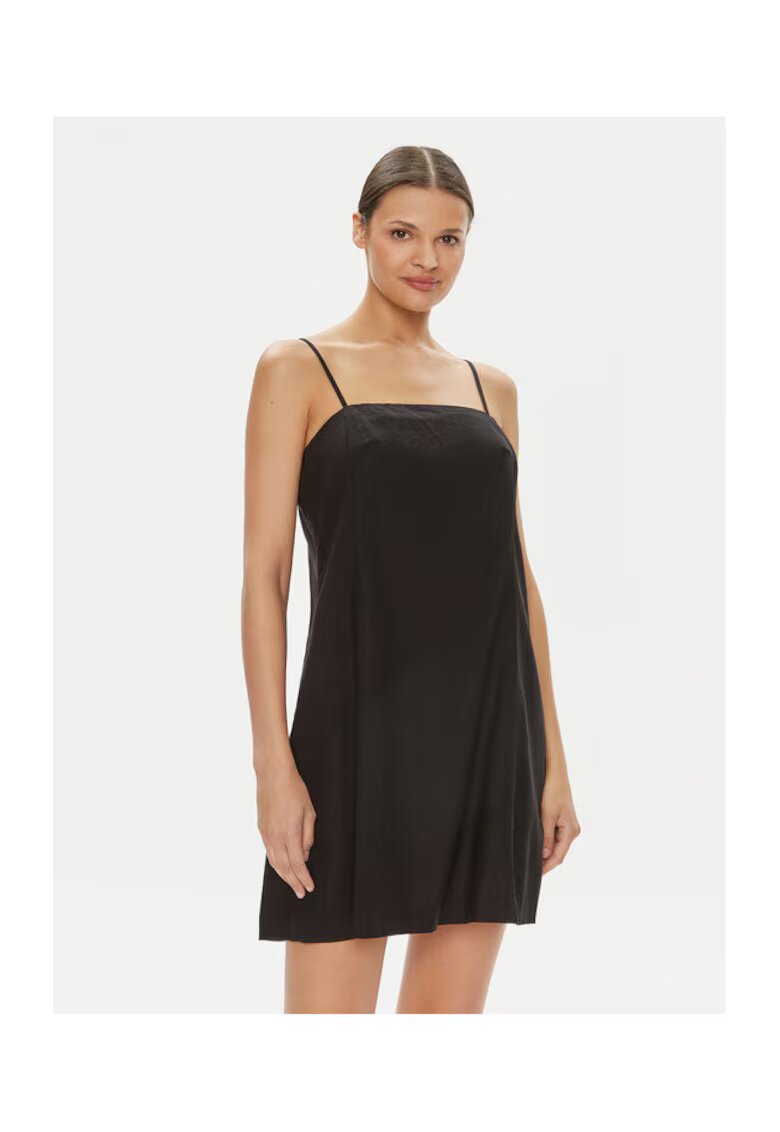 GAP Rochie dama - 304508615 - In/Viscoza - Negru - Negru