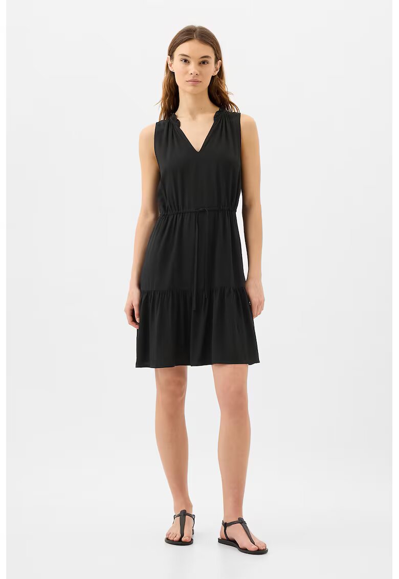 GAP Rochie mini evazata - Negru