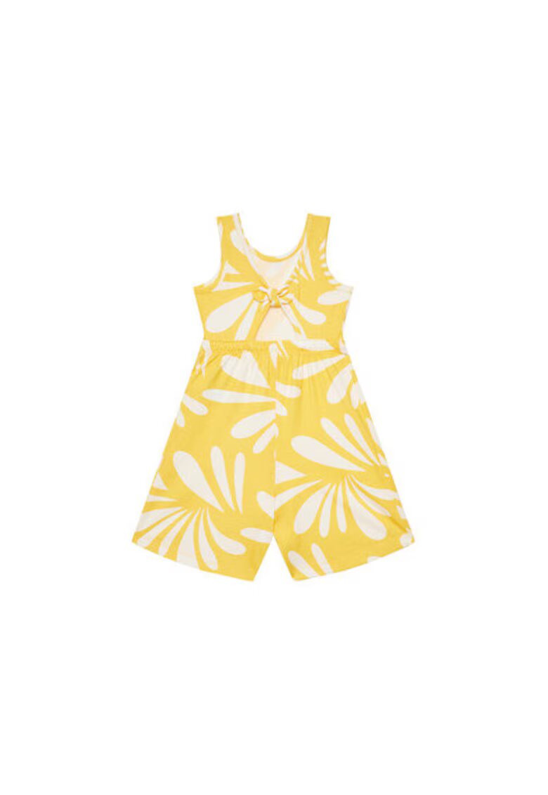 GAP Salopeta copii - BANANA - galben - 100% bumbac