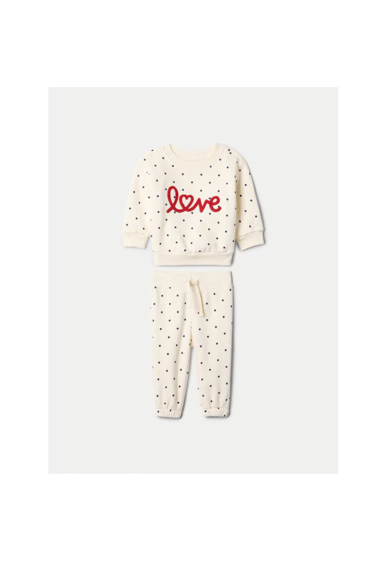 GAP Trening fete - 304985515 - Bumbac organic/Poliester - Bej - Bej