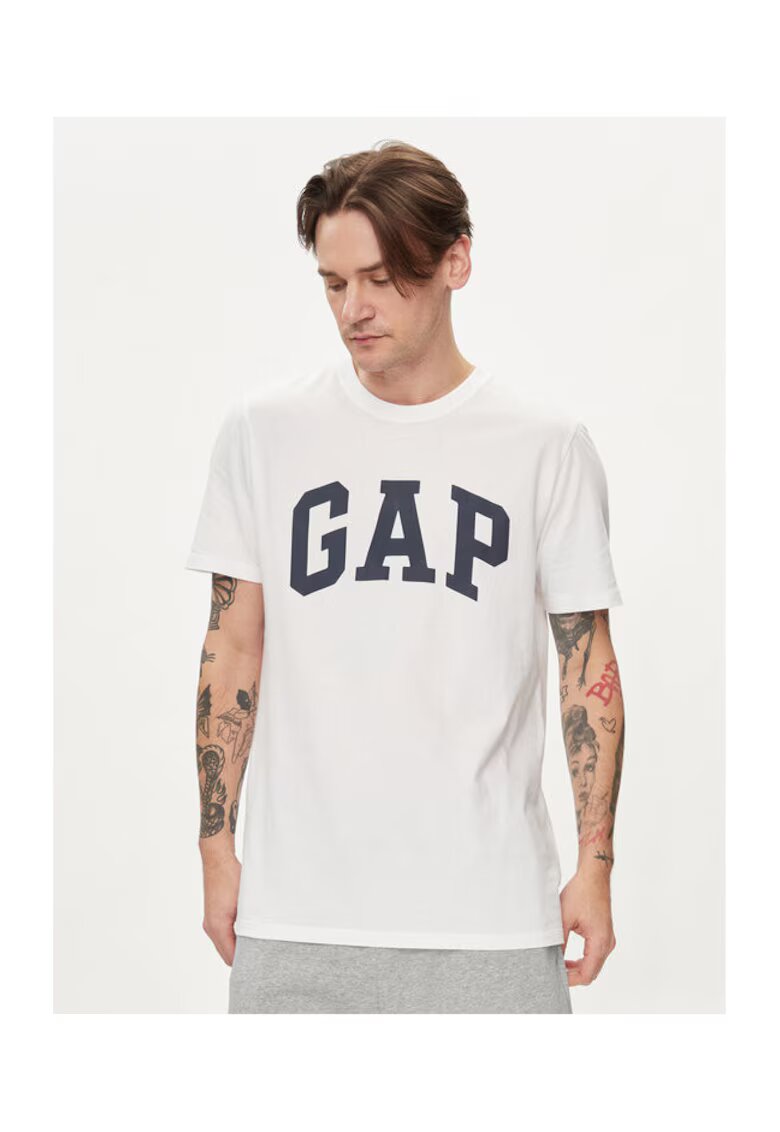 GAP Tricou barbati - 304143519 - Bumbac - XS INTL - Alb