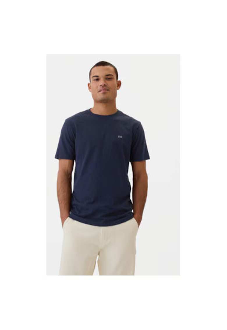 GAP Tricou barbati - 304898396 - Bumbac - XS INTL - Albastru