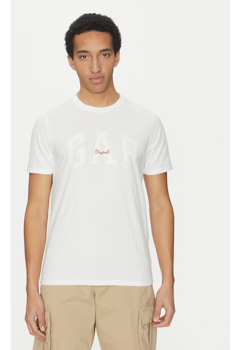 GAP Tricou barbati - 305288431 - Bumbac - Alb - Alb