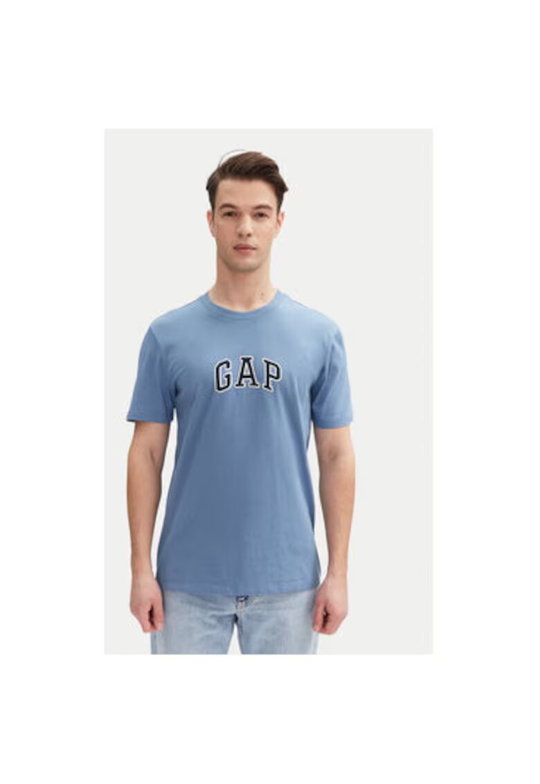 GAP Tricou barbati 570044-36 - Bumbac - XS INTL - Albastru