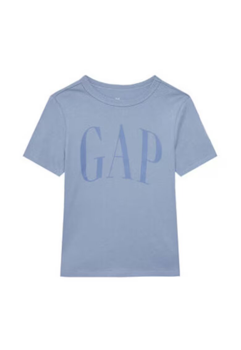 GAP Tricou barbati albastru deschis - bumbac - Albastru