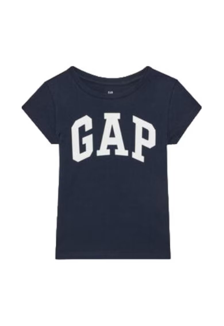 GAP Tricou barbati - bumbac - bleumarin/alb