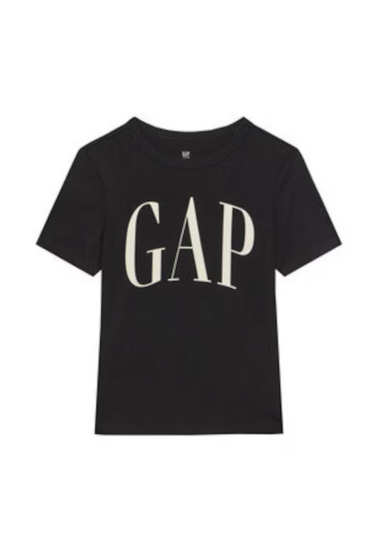 GAP Tricou barbati - negru - 100% bumbac