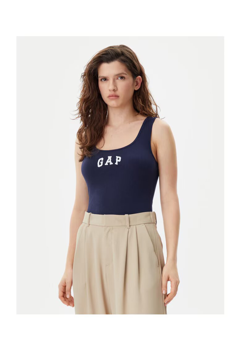 GAP Tricou dama - 305290076 - Bumbac/Poliester - Albastru - Albastru