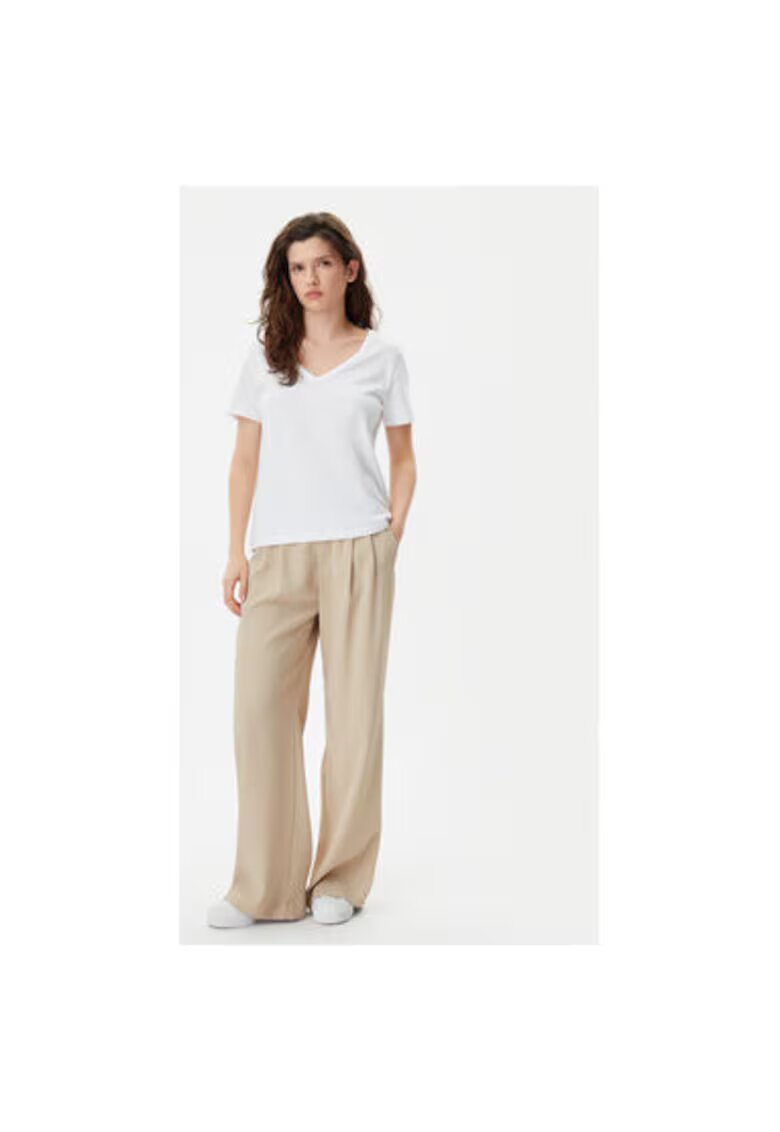 GAP Tricou dama - 305290656 - Bumbac organic - Alb - Alb