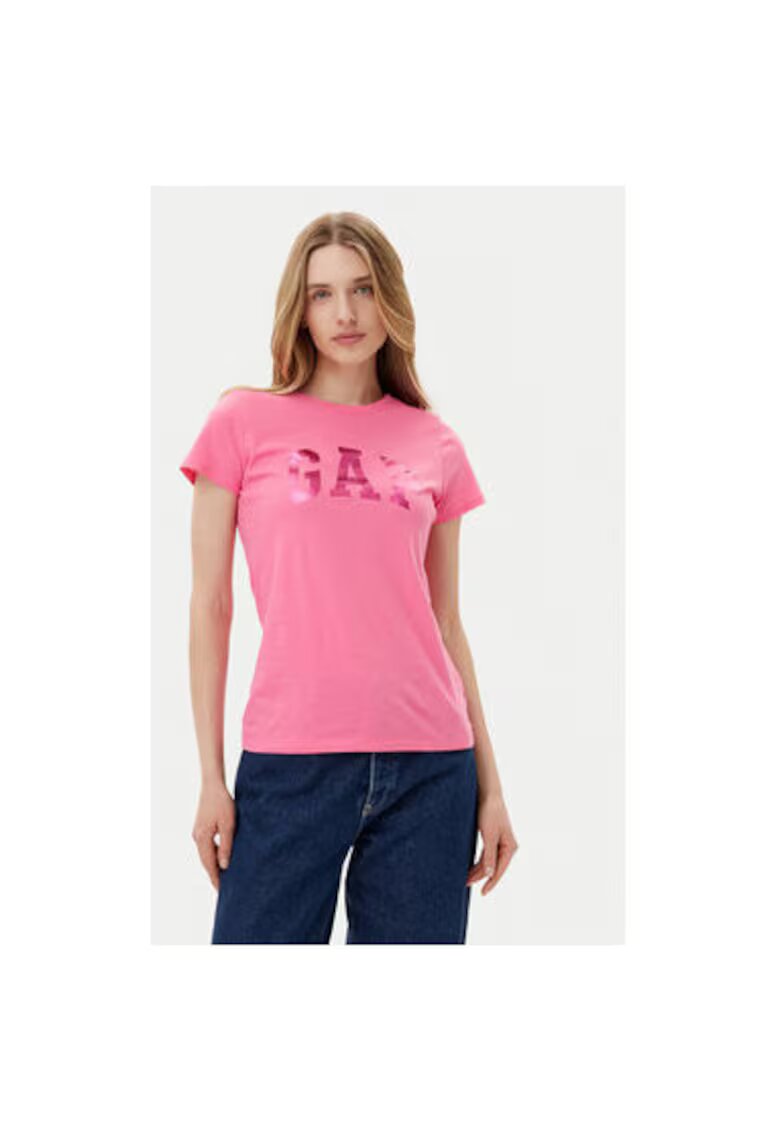 GAP Tricou dama 776775-04 - Bumbac - Roz - Roz