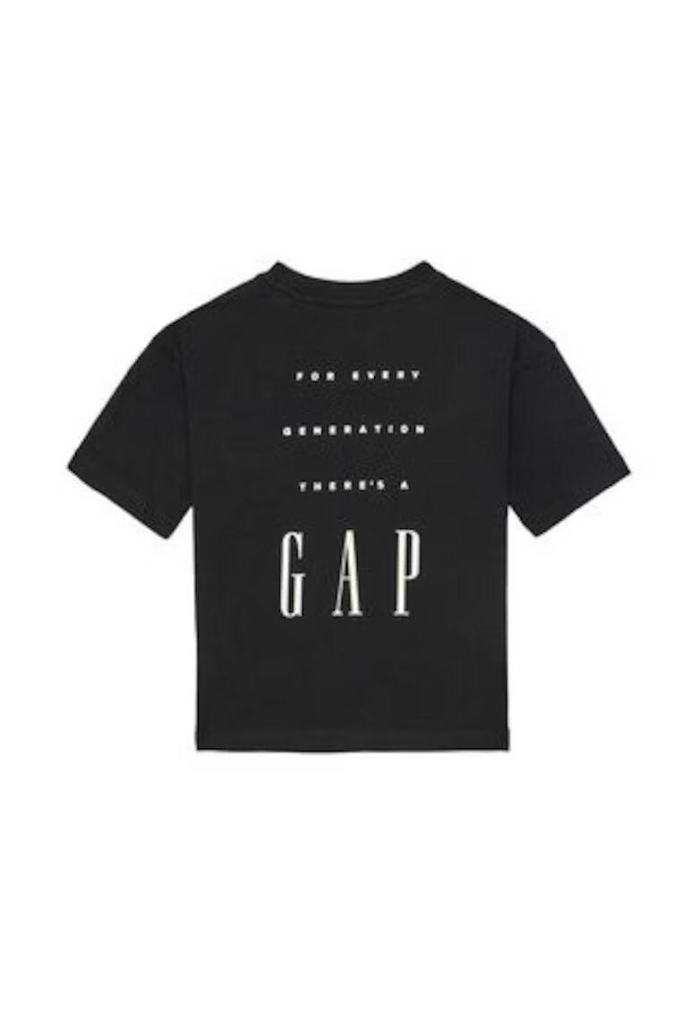 GAP Tricou dama - negru - bumbac