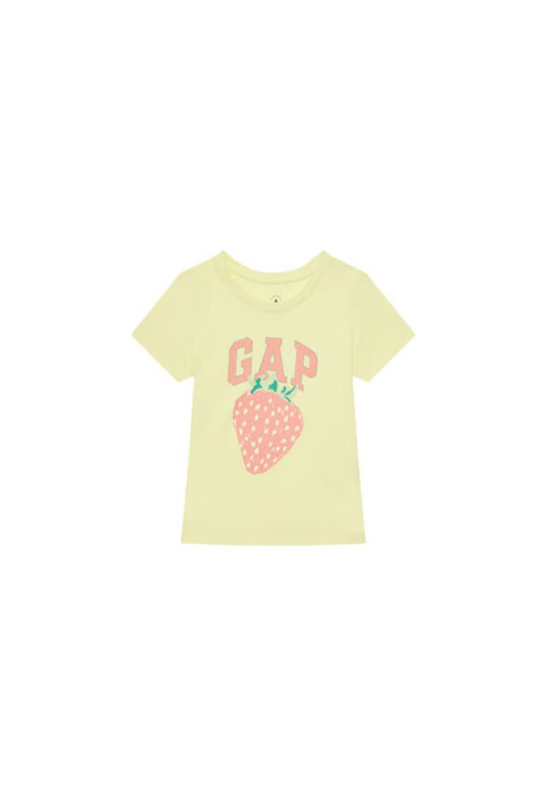 GAP Tricou pentru fete 710285-03 - Bumbac - Galben - Galben