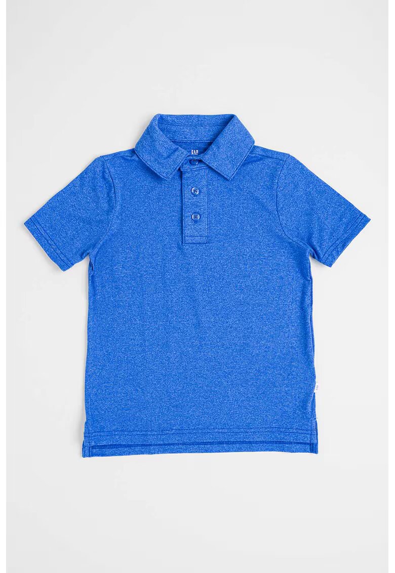 GAP Tricou polo Tech Performance - Albastru melange