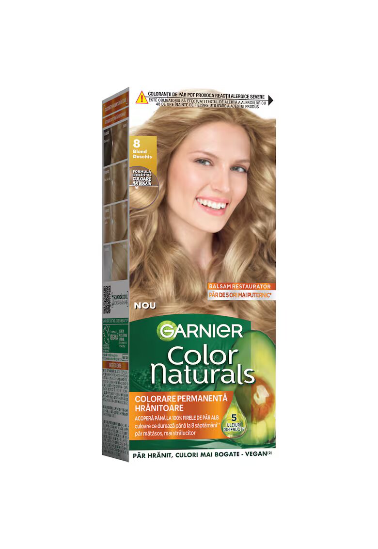 Garnier Vopsea de par permanenta cu amoniac Color Naturals - 110 ml - Blond Deschis