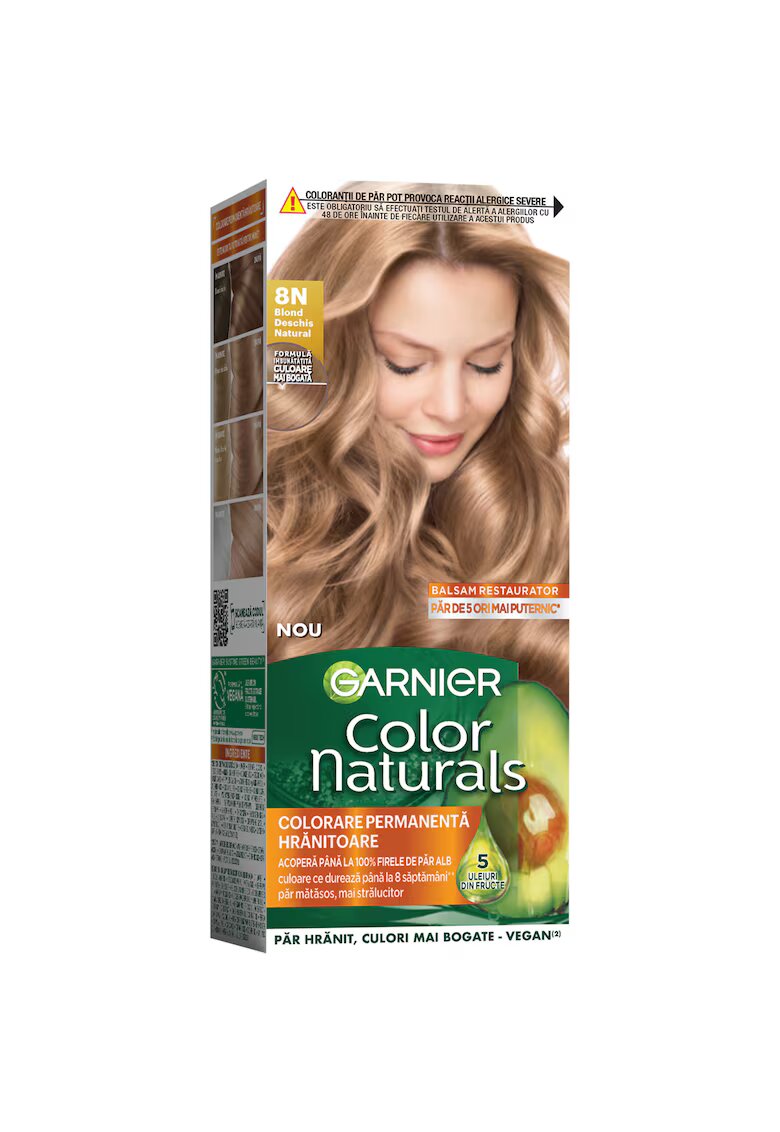 Garnier Vopsea de par permanenta cu amoniac Color Naturals - 110 ml - Blond deschis natural
