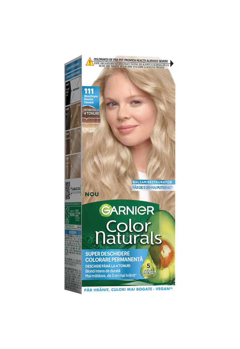 Garnier Vopsea de par permanenta cu amoniac Color Naturals - 110 ml - Blond Super Deschis Cenusiu