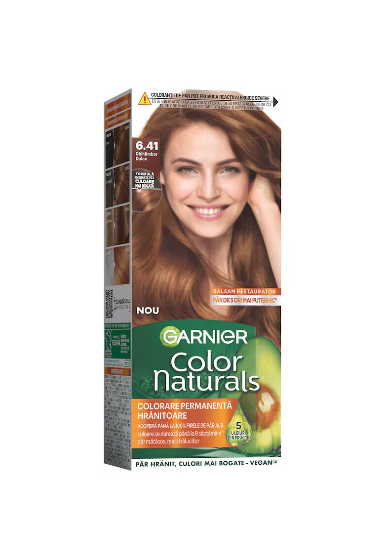 Garnier Vopsea de par permanenta cu amoniac Color Naturals - 110 ml - Chihlimbar Dulce