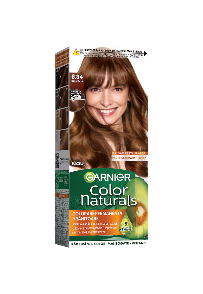 Garnier Vopsea de par permanenta cu amoniac Color Naturals - 110 ml - Ciocolatiu