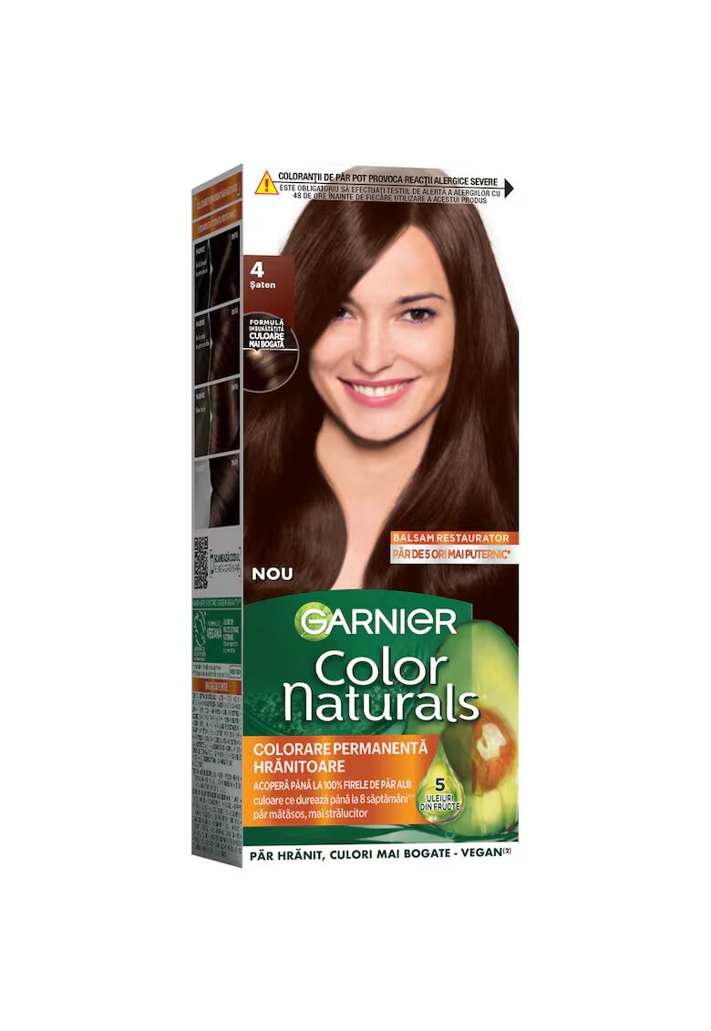 Garnier Vopsea de par permanenta cu amoniac Color Naturals - 110 ml - Saten