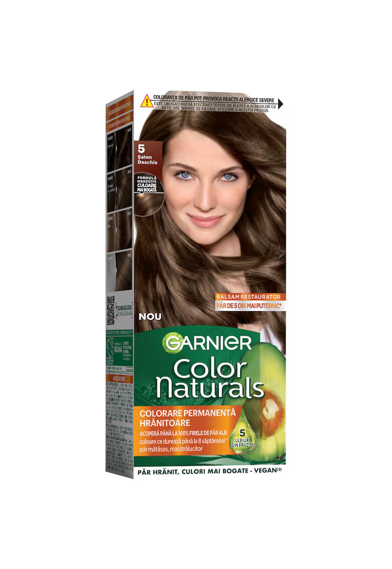Garnier Vopsea de par permanenta cu amoniac Color Naturals - 110 ml - Saten deschis