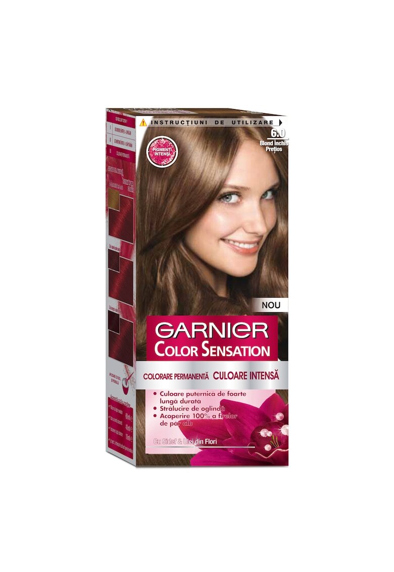 Garnier Vopsea de par permanenta cu amoniac Color Sensation - 110 ml - Blond inchis pretios