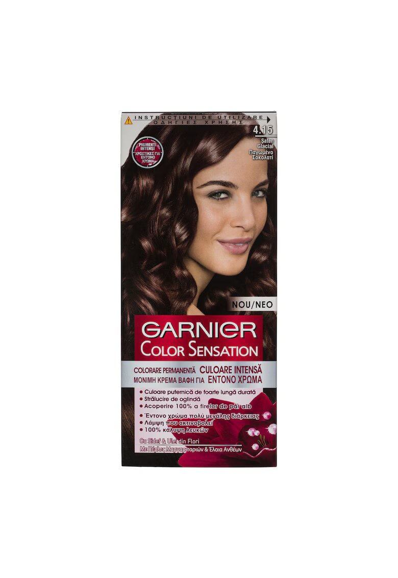 Garnier Vopsea de par permanenta cu amoniac Color Sensation - 110 ml - Saten Glacial