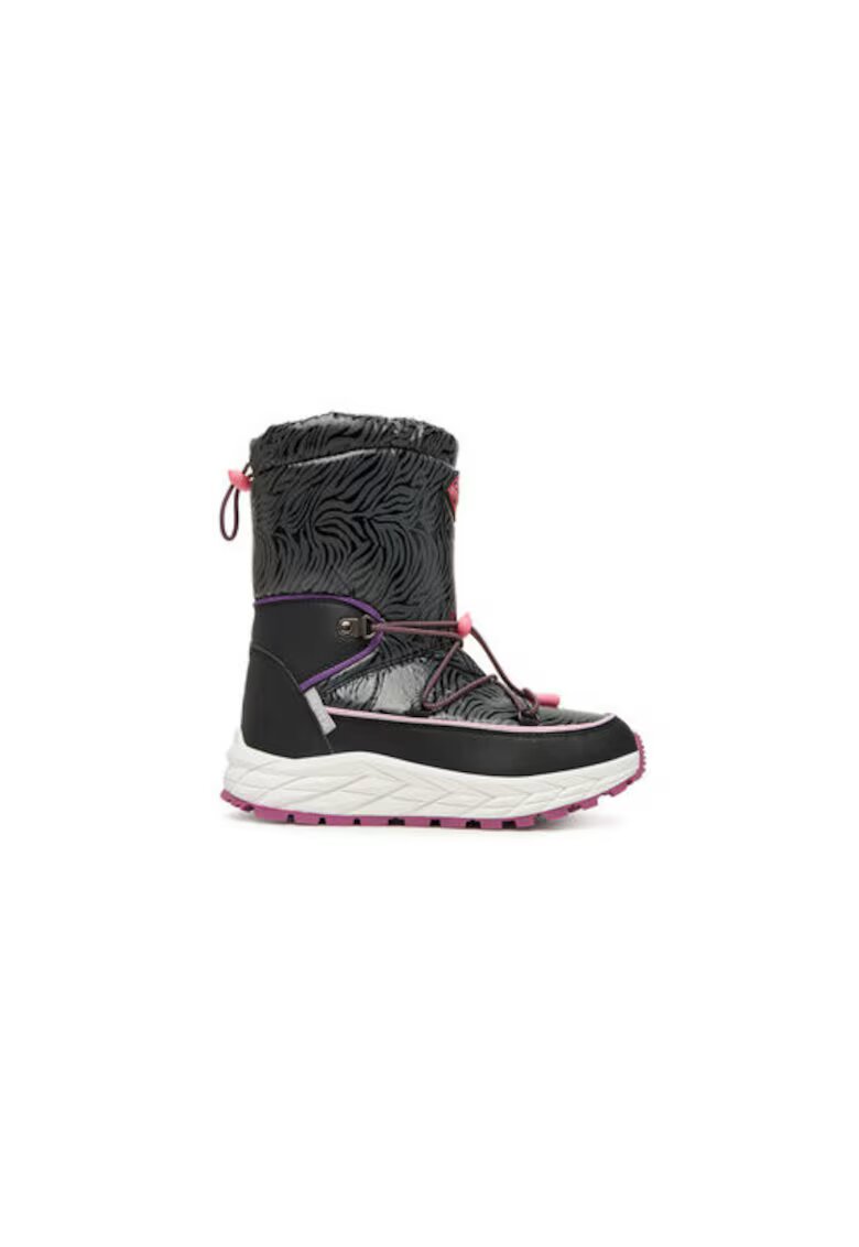 Garvalin Ghete de zapada pentru fete - 305467614 - piele ecologica - negru