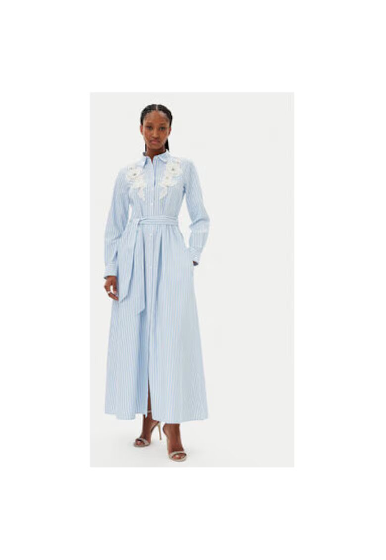 Gaudi Camasa stil rochie dama 511FD15026 - Poliester/Bumbac - Albastru deschis - Albastru deschis