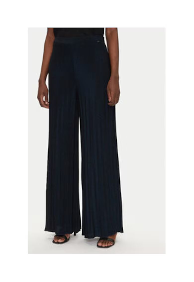 Gaudi Pantaloni evazati 511FD24002 - poliamida/poliester/elastan - bleumarin