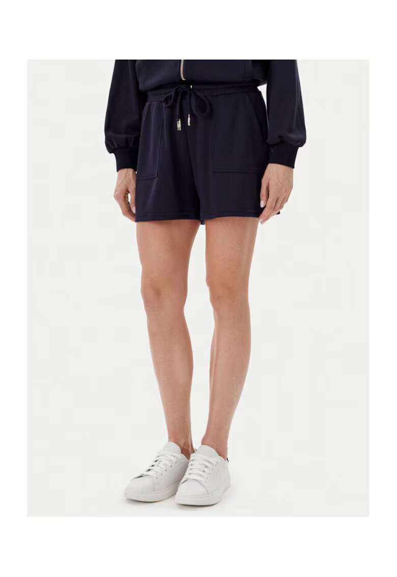 Gaudi Pantaloni scurti dama - 305244901 - Viscoza/Poliester - Albastru - Albastru